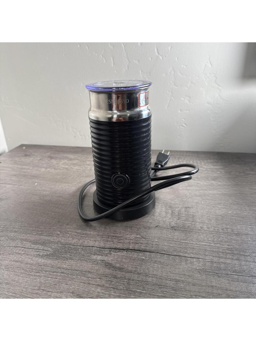 NESPRESSO Aeroccino 3 Electric Milk Frother Model 3594 w/Base + Lid Tested